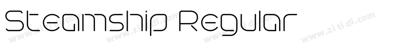 Steamship Regular字体转换 Steamship Regular字体转换